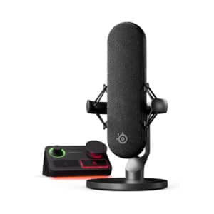 SteelSeries Alias Pro - XLR Pro Gaming Microphone + Stream Mixer - AX Store Kuwait