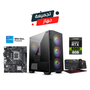 RTX 4060 Gaming PC – i5-12400F – MSI MAG Forge M100A Black