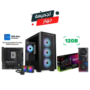 RTX 4070 Ti Gaming PC – i7-12700K – ASUS A21 Plus Black