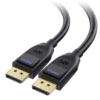 Cable Matters [VESA Certified] DisplayPort 2.1 Cable 2m, Support 40Gbps DP40 8K 120Hz, 4K 144Hz with FreeSync, G-SYNC and HDR for Gaming Monitor - AX Store Kuwait