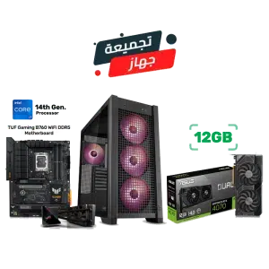 RTX 4070 Gaming PC – i7-14700F – ASUS TUF GT302 ARGB Black
