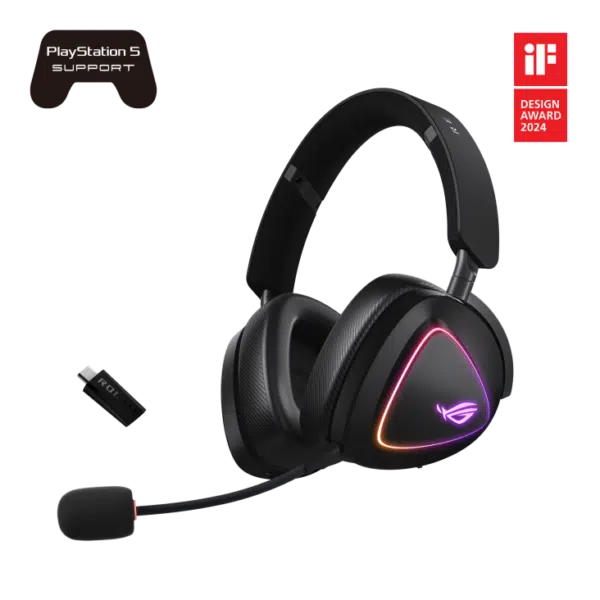 ASUS ROG DELTA II RGB Wired Gaming Headset - Black