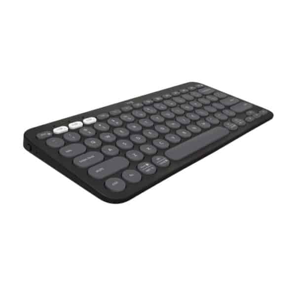 Logitech Pebble 2 Combo Slim Wireless Bluetooth Keyboard & Mouse Combo Set (Arabic/English) - Graphite - AX Store Kuwait