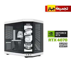 RTX 4070 Super Gaming PC – i7-14700K – HYTE Y70 Touch White