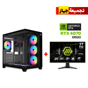 RTX 4070 Super Gaming PC – Ultra 7 265KF – SharX XI700B + Monitor