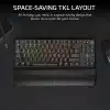 CORSAIR K70 CORE TKL Wireless Gaming Keyboard – MLX Red v2 Switches RGB Black - AX Store Kuwait - 2