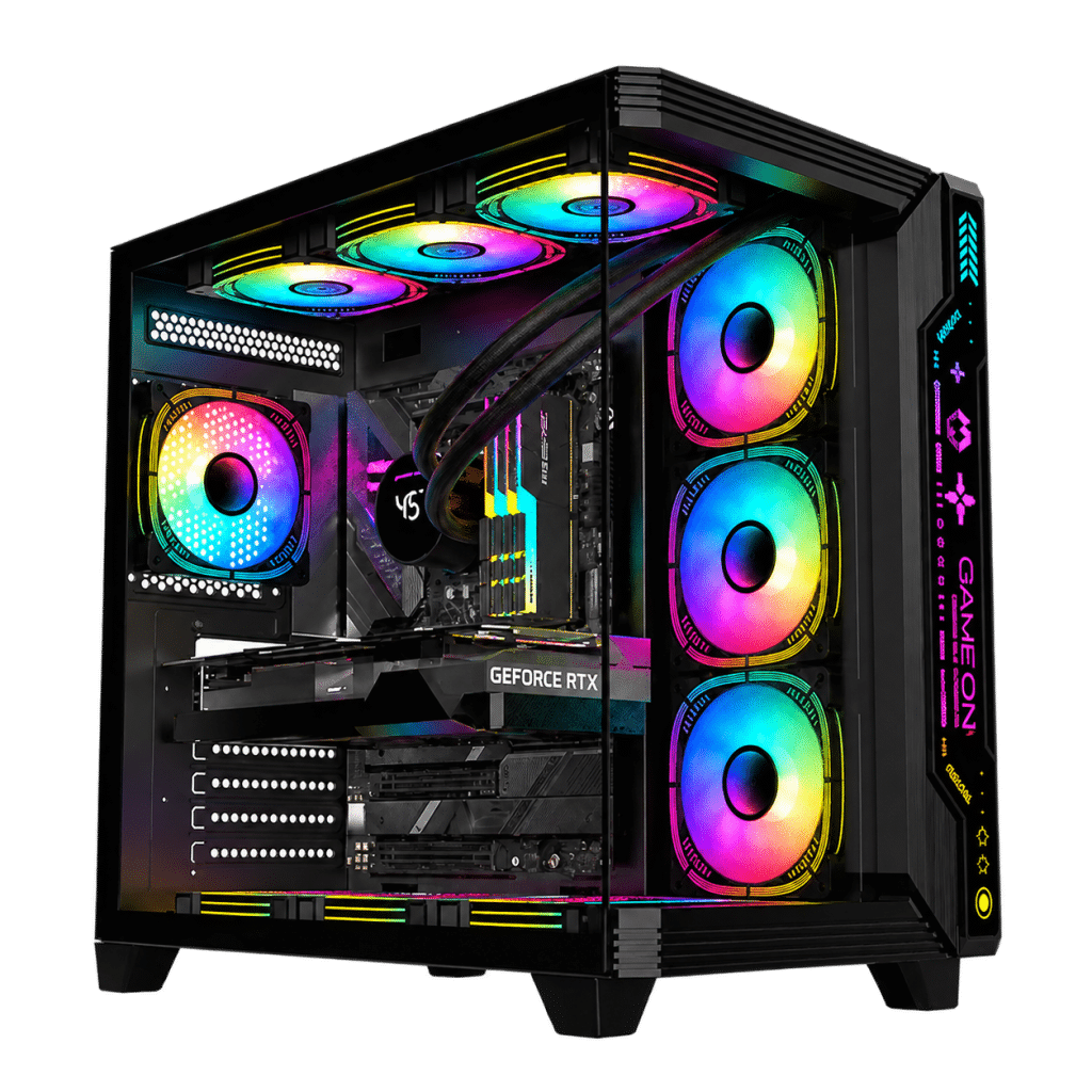 RTX 5070 Gaming PC – Ryzen 7 7800X3D – GameOn Pulse RGB Black