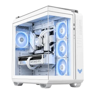 RTX 5070 Ti Gaming PC – Ryzen 7 9800X3D – TUF GT502 Horizon White