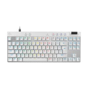 Logitech Pro X TKL Rapid Trigger, On Board Lighting Profile, Key Control, 1ms Report Rate, Magnetic Analog - White - AX Store Kuwait