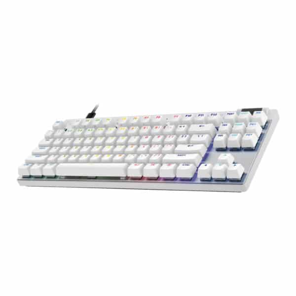 Logitech Pro X TKL Rapid Trigger, On Board Lighting Profile, Key Control, 1ms Report Rate, Magnetic Analog - White - AX Store Kuwait