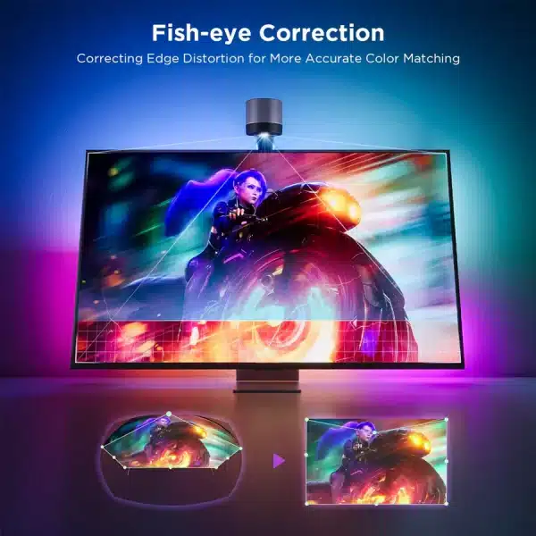 Govee Envisual TV Backlight 3S H6098 Netflix Edition – RGBIC Smart TV Lighting - AX Store Kuwait - 4