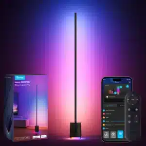 Govee Lyra RGBICWW Corner Floor Lamp with Speaker Black Color H6079