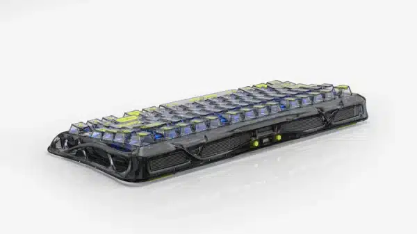 GravaStar Mercury K1 Lite Transparent Black 75% Wireless Mechanical Gaming Keyboard RGB - AX Store Kuwait - 3