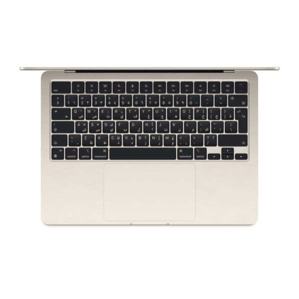 Apple MacBook Air 13" M4 Chip 10-Core CPU 8-Core GPU 16GB RAM 256GB SSD (Eng/Arb) - Star Light - Image 2