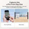 DJI Osmo Mobile 7P smartphone stabilizer – available now at AX Store Kuwait, perfect for mobile video creators