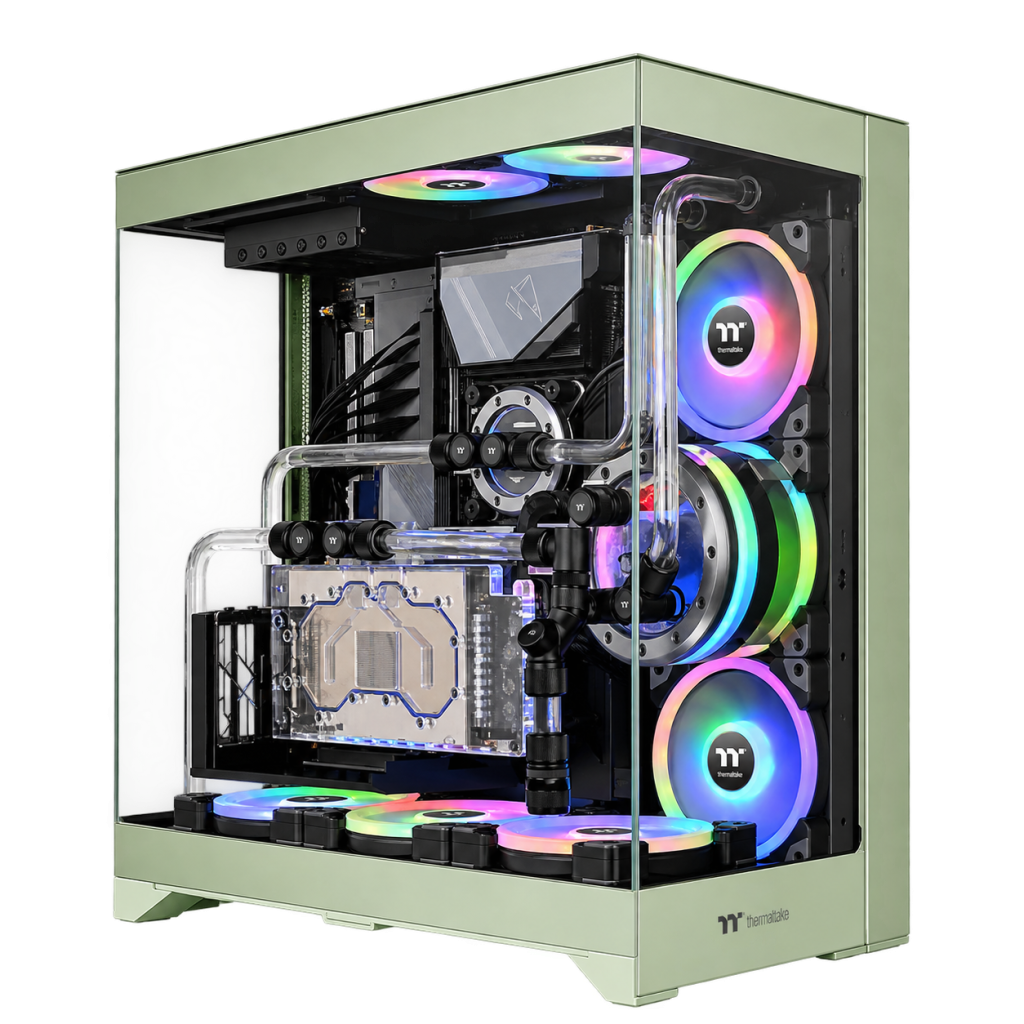 RTX 5080 Gaming PC – i9-14900K – Thermaltake CTE E550 Matcha Green