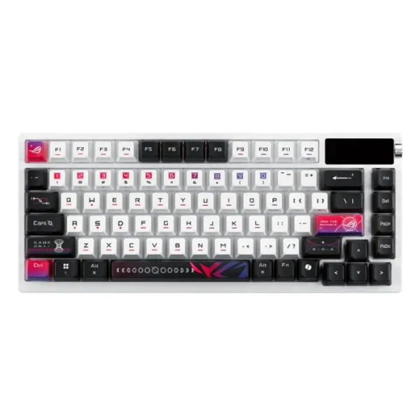 ASUS ROG AZOTH X GAMING KEYBOARD - WHITE - Arabic Layout - AX Store Kuwait