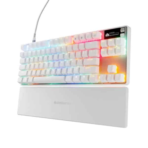 SteelSeries Apex Pro TKL Gen 3 OmniPoint 3.0 HyperMagnetic Switches - White - AX Store Kuwait