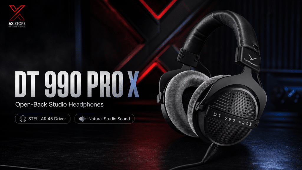 Beyerdynamic DT 990 PRO X Open-Back Studio Headphones with STELLAR.45 Driver at AX Store Kuwait