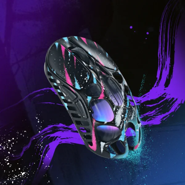 GravaStar Mercury X Pro Wireless Gaming Mouse with 8K Dongle Special Edition - Neon Graffiti