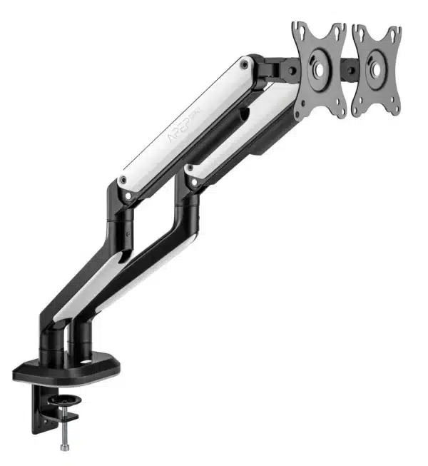 Sades APEP Dual Monitor Arm RGB – Dual Screen VESA Mount 17″ to 32″ – Orange - AX Store Kuwait - 5