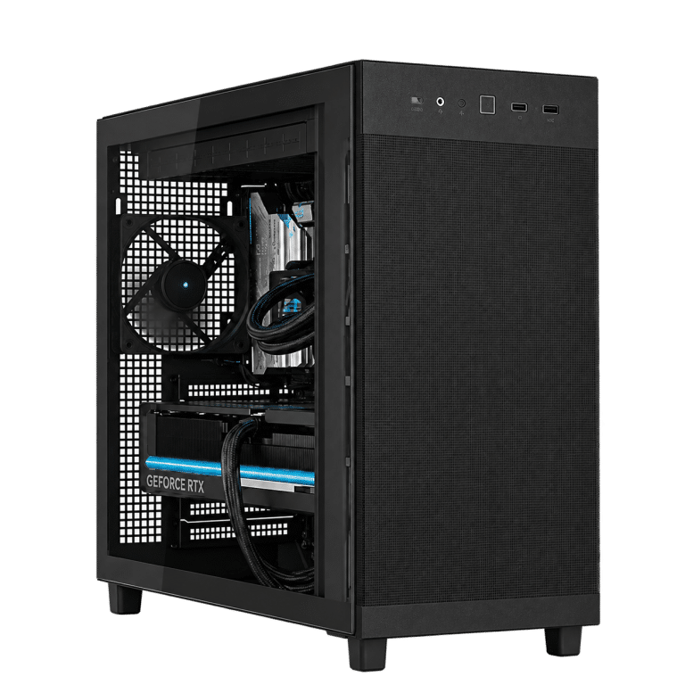 RTX 5070 Gaming PC – Ryzen 7 9700X – ASUS Prime AP303 Black