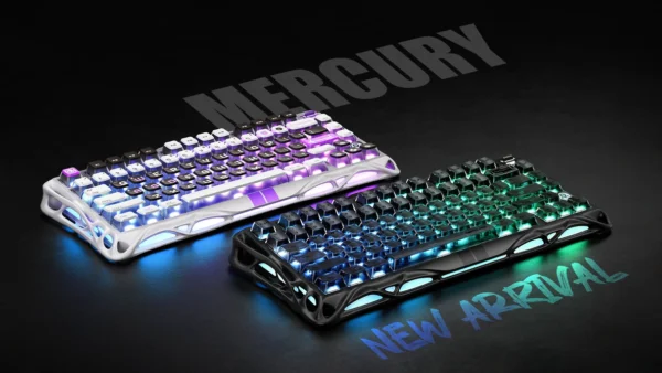 GravaStar Mercury V75 Mecha Gray – 75% Hall-Effect Magnetic Switch Gaming Keyboard