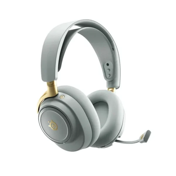 SteelSeries Arctis Nova Elite Hi-Res Wireless Gaming Headset For PC,PlayStation Switch Mobile,Xbox – Sage Gold - AX Store Kuwait - 7