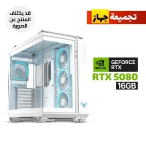 Gaming PC – Ryzen 7 9800X3D, ROG STRIX X870-A WiFi 7, 32GB DDR5, Samsung 990 Pro 2TB, RTX 5080 16GB White, ROG Strix 1000W Platinum, LC III 360 LCD, TUF GT502 Horizon, Win 11 Pro