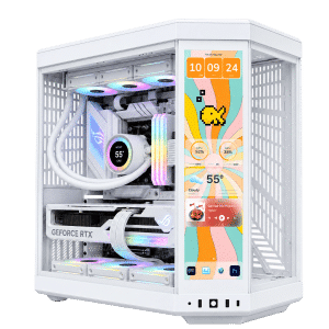 RTX 5080 Gaming PC – Ryzen 9 9950X3D – HYTE Y70 Touch White