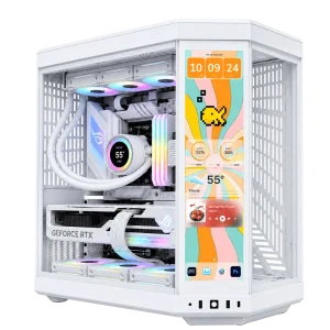 RTX 5080 Gaming PC – Ryzen 9 9950X3D – HYTE Y70 Touch White