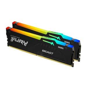 Kingston Fury Beast RGB 32GB (2x16GB) DDR5 6000MHz CL30 Memory Kit - Black