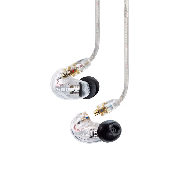 Shure SE215-CL-EFS Sound Isolating Earphones with 3.5mm Cable - Clear - AX Store Kuwait