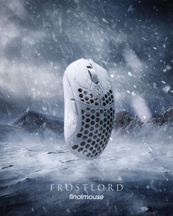 Finalmouse UltralightX Frostlord ultra-light wireless gaming mouse Classic Large for competitive FPS gaming - AX Store Kuwait