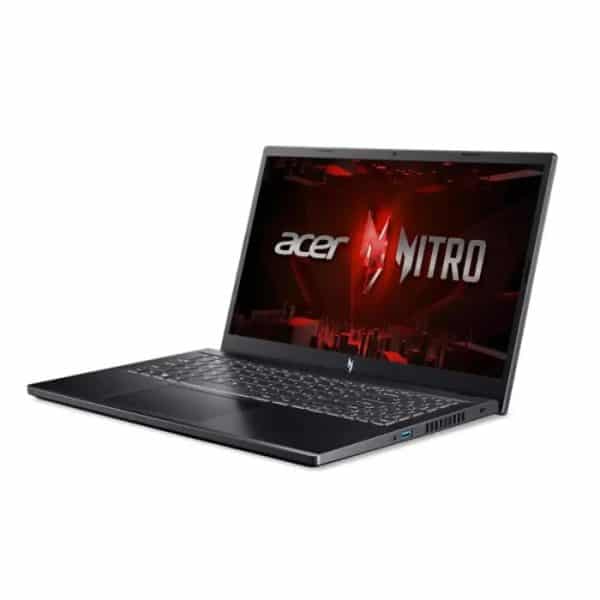 Acer Nitro V 15 Gaming Laptop Core i9-13900H 16GB RAM 512GB SSD GeForce RTX 5060 8GB 15.6" FHD IPS 165Hz, Backlit keyboard, Windows 11 Pro (License) - Obsidian Black - AX Store Kuwait