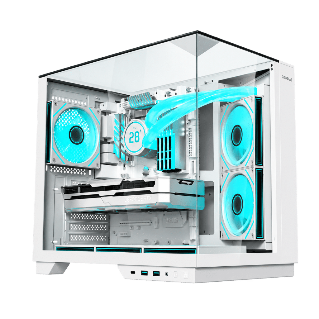 RTX 5060 Ti 8GB Gaming PC – Ryzen 5 9600X – Acer V330 White