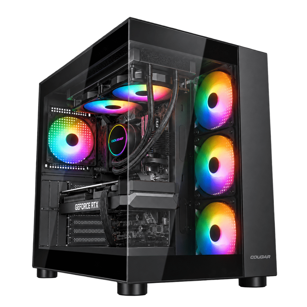 RTX 5060 Ti 16GB Gaming PC – Ryzen 7 7800X3D – Cougar FV150 Black