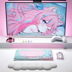 GravaStar Mercury K1 Lite Lumen Rose 75% Wireless Mechanical Gaming Keyboard