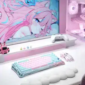 GravaStar Mercury K1 Lite Lumen Rose Compact Gaming Keyboard