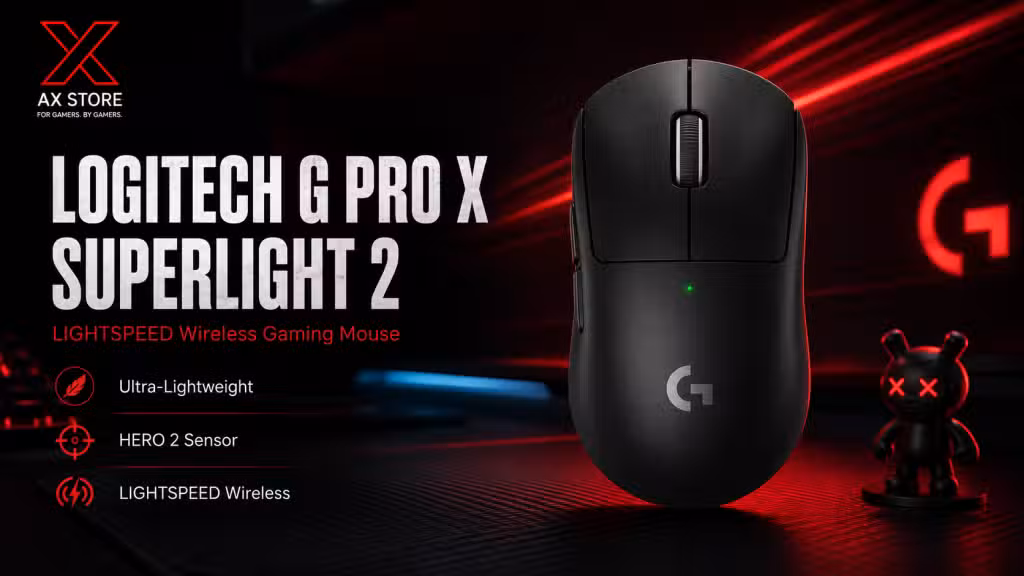Logitech G PRO X SUPERLIGHT 2 wireless gaming mouse tournament edition