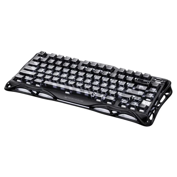 GravaStar Mercury K1 75% Wireless Mechanical Gaming Keyboard - Stealth Black - AX Store Kuwait