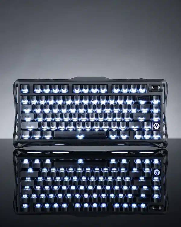 GravaStar Mercury K1 75% Wireless Mechanical Gaming Keyboard - Stealth Black - AX Store Kuwait