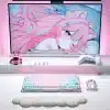 GravaStar Mercury K1 LITE 75% Wireless Mechanical Gaming Keyboard - Lumen Rose - AX Store Kuwait