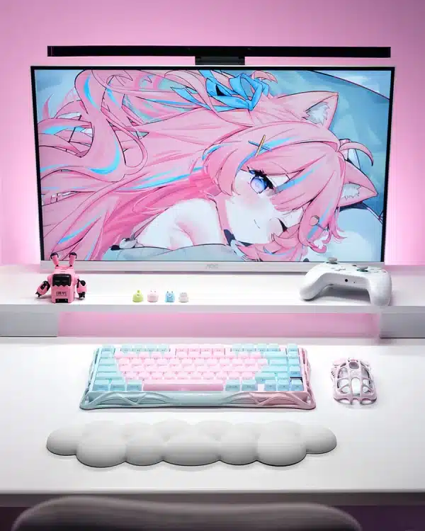 GravaStar Mercury K1 LITE 75% Wireless Mechanical Gaming Keyboard - Lumen Rose - AX Store Kuwait