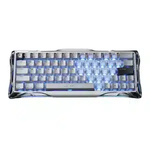 GravaStar Mercury V60 Pro 60% Hall Effect Magnetic Switch Gaming Keyboard - Chrome Silver - AX Store Kuwait