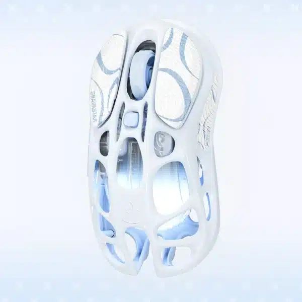 GravaStar Mercury M1 Pro Ice Blue Wireless Gaming Mouse – 88g 26000 DPI - AX Store Kuwait