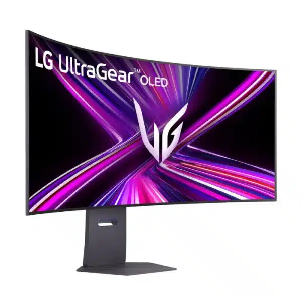 LG 45GX950A-B UltraGear OLED 45″ Curved Gaming Monitor – 5K2K WUHD – Dual Mode 165Hz/330Hz – 0.03ms – DisplayPort 2.1 – USB-C - AX Store Kuwait
