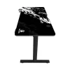 GamerTek GT-Elevate X Gaming Desk – White Black Adjustable 140x60cm - AX Store Kuwait