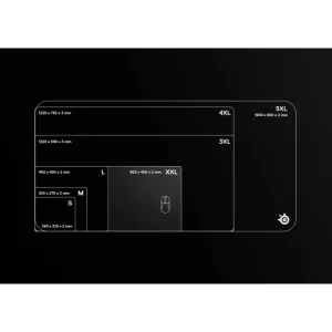 SteelSeries QCK XXL gaming mouse pad black