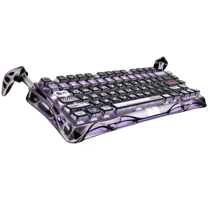 GravaStar Mercury V75 Pro 75% Hall Effect Magnetic Gaming Keyboard - Iron Purple - 8000Hz RGB